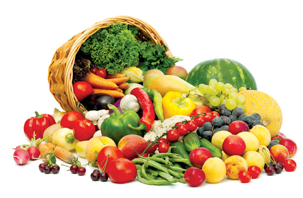 Ăn nhiều trái cây và rau củ